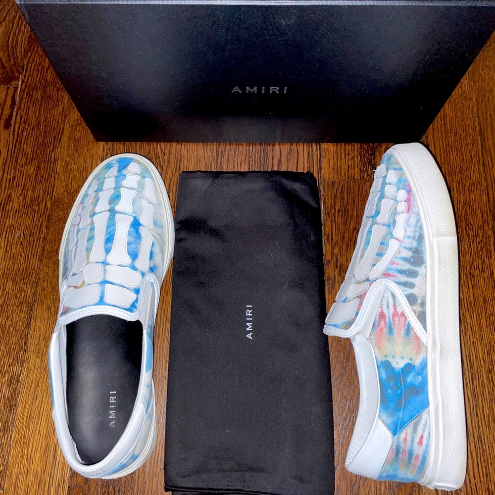 Amiri Slip On Tie Dye Skel Toe